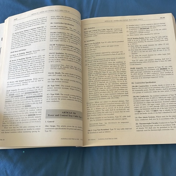 NEC 2011 National Electrical Code - Picture 3 of 3